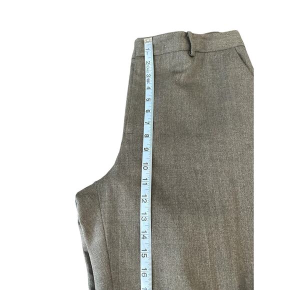 Ralph Lauren Gray Office Career Wool Blend Straight Leg Dress Pants Size 12 - Picture 10 of 12